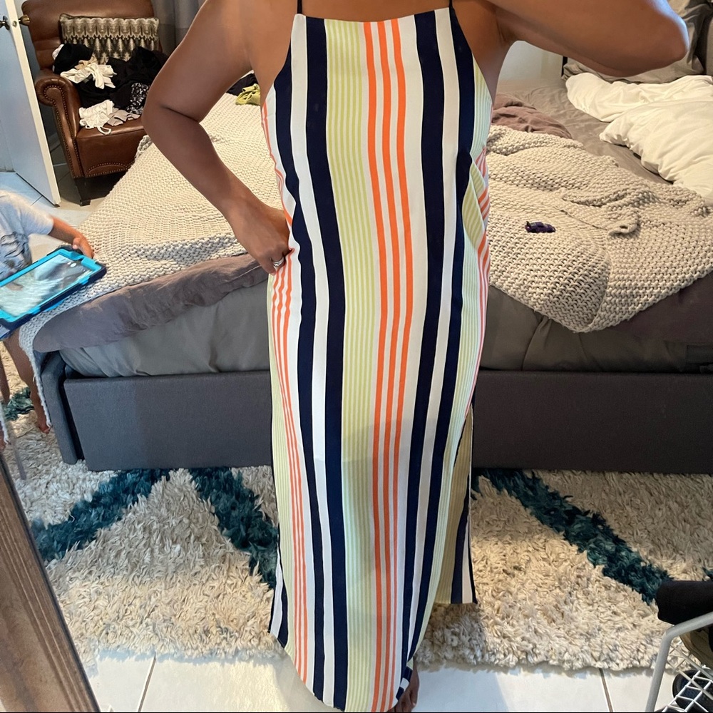 Maxi dress stripped